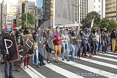 Protesters Editorial Stock Photo